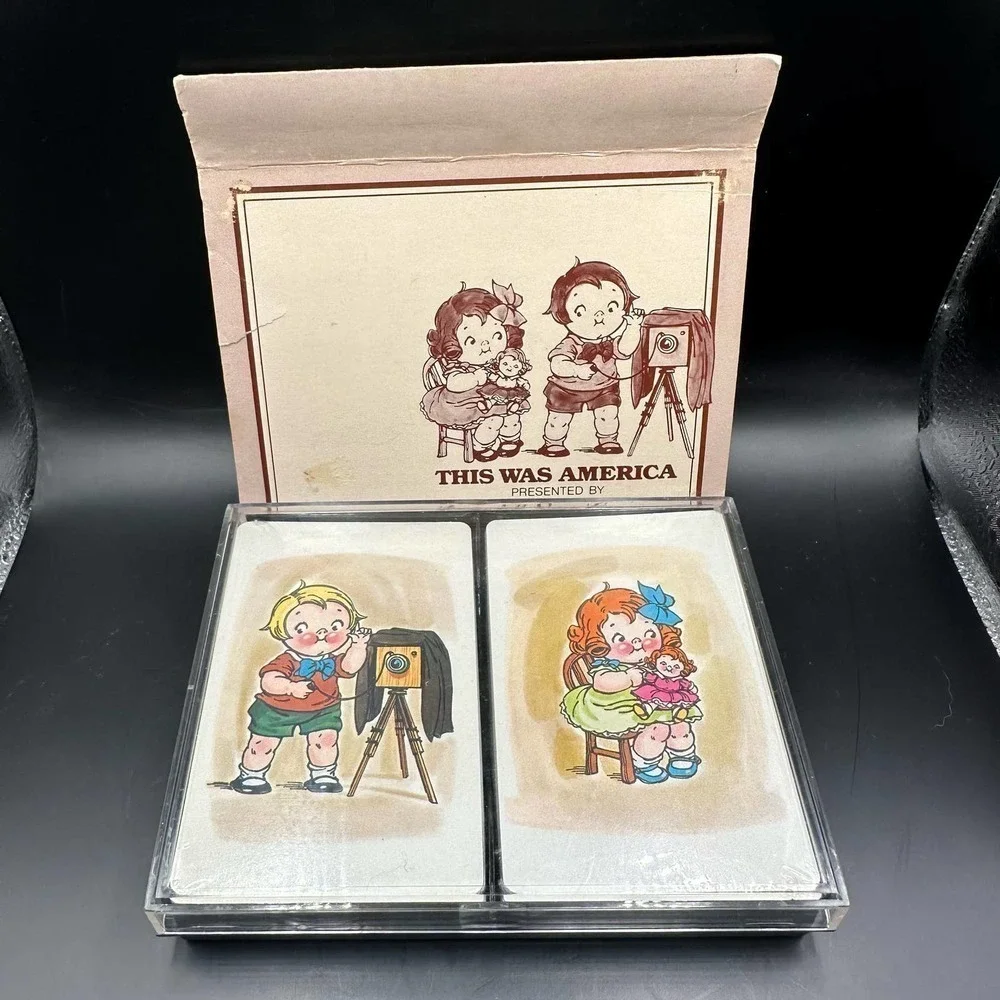 Vintage Sealed New Campbell Soup Kids 2 Deck Playing Cards Set